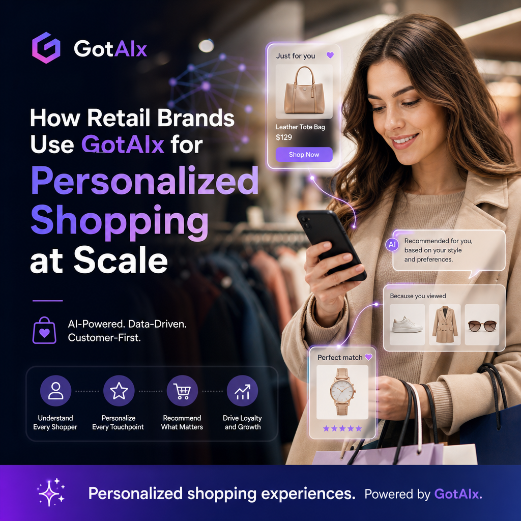 personalized shopping experiences illustration for How Retail Brands Use GotAIx for Personalized Shopping at Scale