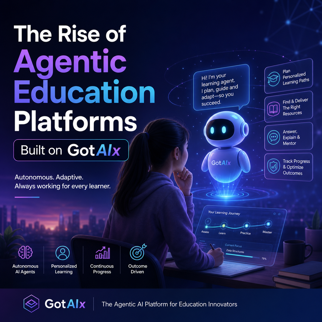 Illustration of The Rise of Agentic Education Platforms Built on GotAIx